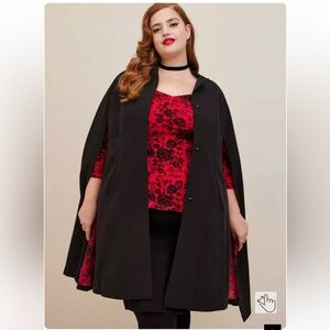 Retro Chic Cape Coat